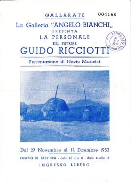 Corrispondenza di Guido Ricciotti